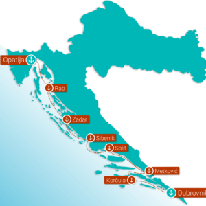 Croatia deluxe Cruises Opatija - Dubrovnik